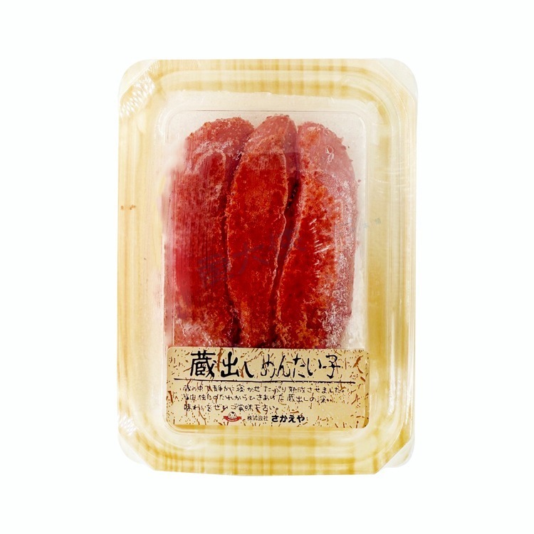 日本原裝-明太子條(約3~4條/80g/盤)#藏出80g辣味-1B4A【魚大俠】FF073-細節圖2