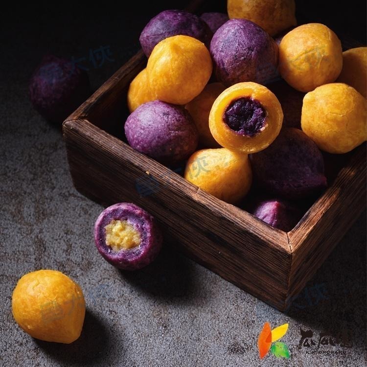 瓜瓜園-黃金QQ地瓜球(1.8kg/包)#蛋奶素#黃金-1H6B【魚大俠】AR001-細節圖3