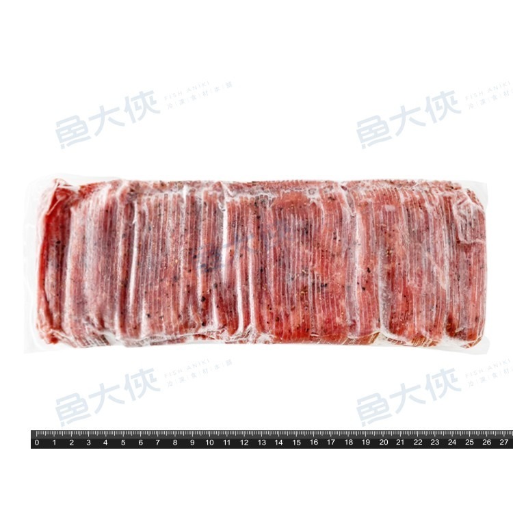 富統-黑胡椒腿肉切片(約120片/1kg/包)#半月型-2D6A【魚大俠】FF906-細節圖5