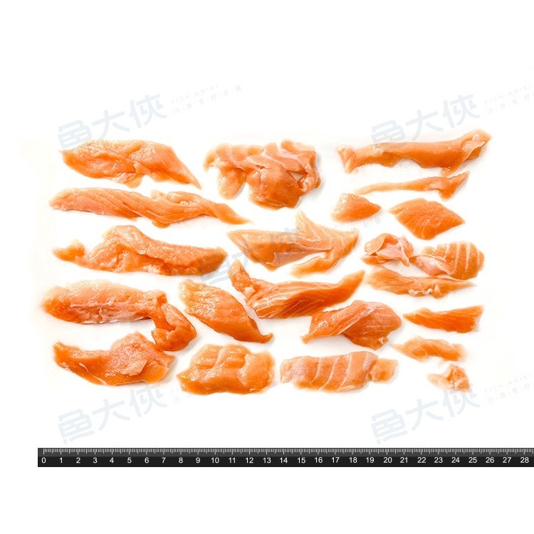 鮭魚腹碎肉(500g/包)#油脂多#僅供熟食#猿-1C7B【魚大俠】FH361-細節圖3