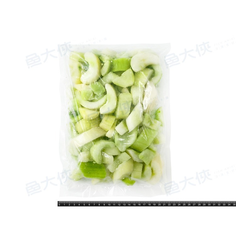 熟凍-大黃瓜/刺瓜(1kg/包)#赤瓜切塊#七分熟-1I3B【魚大俠】AR267-細節圖3