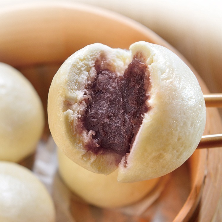 〖推推〗效期2.25晶鈺-港式豆沙包子(6顆/360g/包)#全素-2F1A【魚大俠】FF962-細節圖2