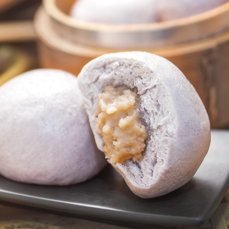 晶鈺-港式芋頭包子(6顆/360g/包)#全素-2F1A【魚大俠】FF963-細節圖2