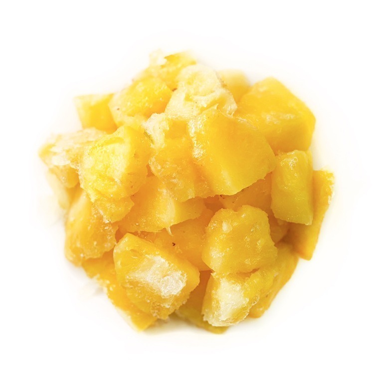 台灣-冷凍鳳梨切塊(500g/包)#冷凍水果#無添加-2H1A【魚大俠】AR273-細節圖2