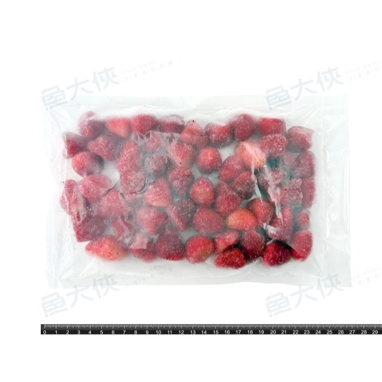 進口-冷凍草莓鮮果/strawberry/士多啤梨(300g/包)冷凍水果#見內文1J5B【魚大俠】AR271-細節圖3