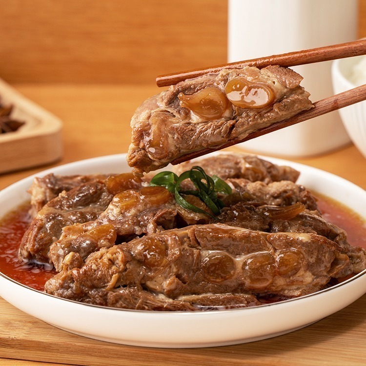 新興461軟骨肉-紅燒(固130g/淨250g/包)-2J2B【魚大俠】FF994-細節圖2