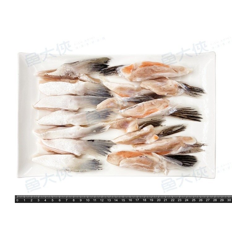 智利-精修鮭魚肚(約16塊/300g/包)#腹鰭-1F7B【魚大俠】FH383-細節圖2