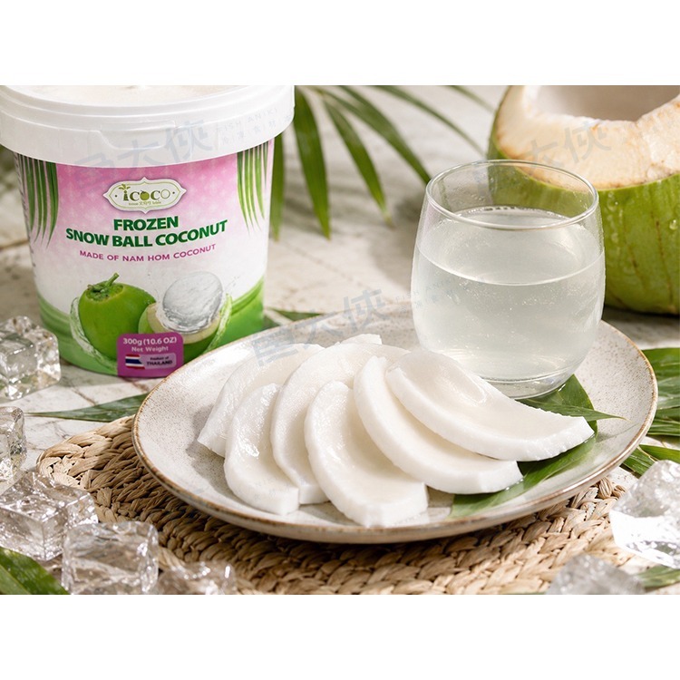 泰國-香水椰果凍(300g/顆)#全素#椰子冰沙-1E6A【魚大俠】AR299-細節圖3