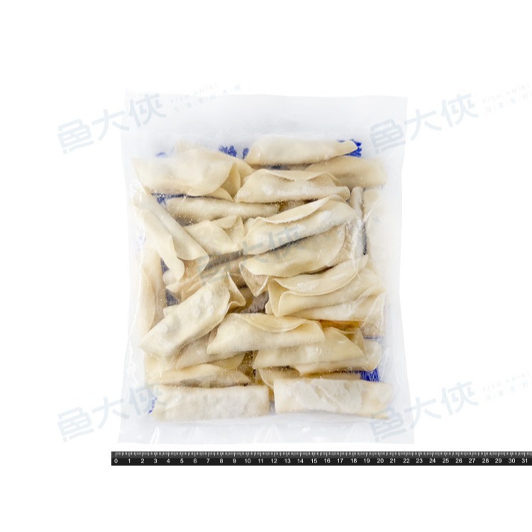 奇巧-開口鍋貼-高麗菜(約30粒/600g/包)#手捏熟鍋貼#沒勾-2F6A【魚大俠】FF1047-細節圖3