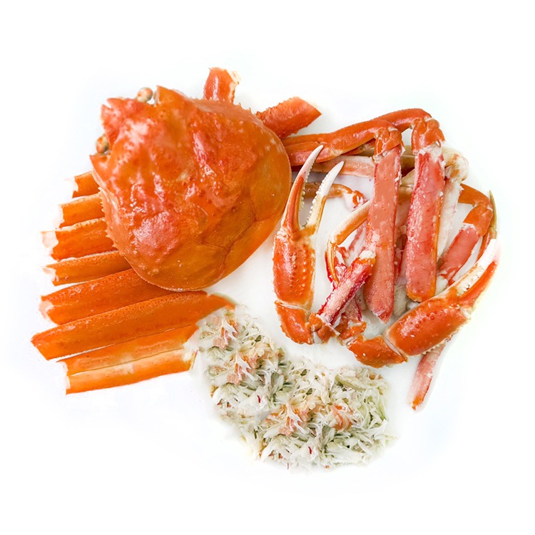 北海道-熟凍公松葉蟹(450g/隻)#整隻螃蟹肉-1G3B【魚大俠】SP146-細節圖4