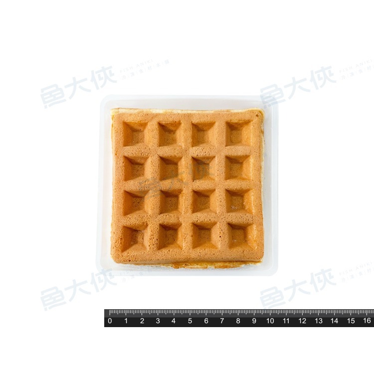 四角鬆餅堡/蜂蜜格子鬆餅(2片/65g/包)#蛋素-1F7A【魚大俠】AR302-細節圖4