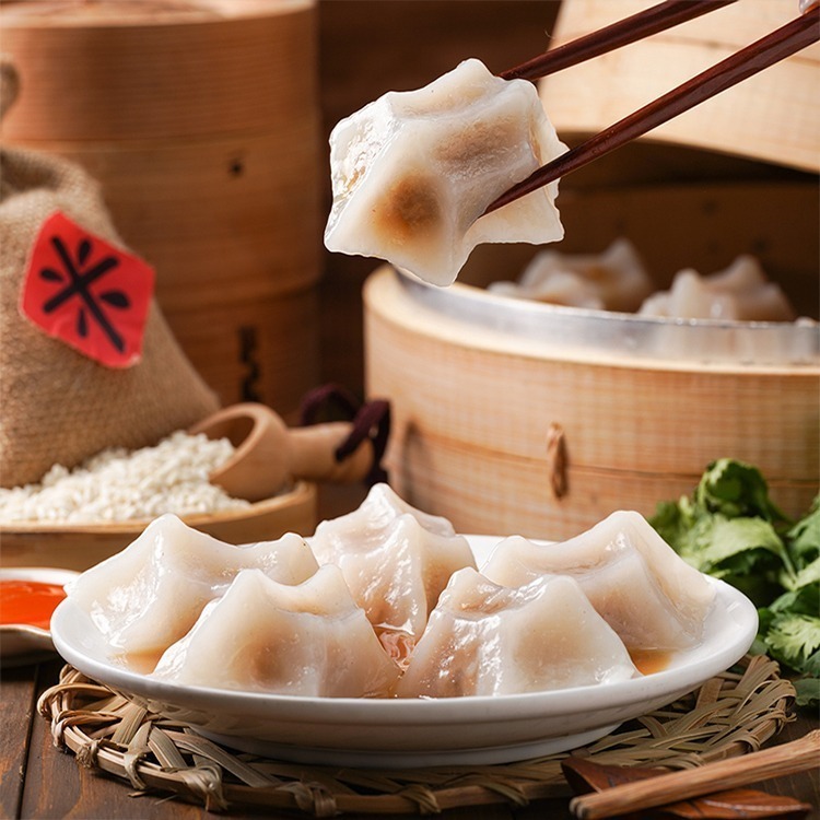 府城小吃-牙齒肉圓(10顆/固450g/淨530g/盒)#附醬蒸籠紙-2J3A【魚大俠】FF1068-細節圖2