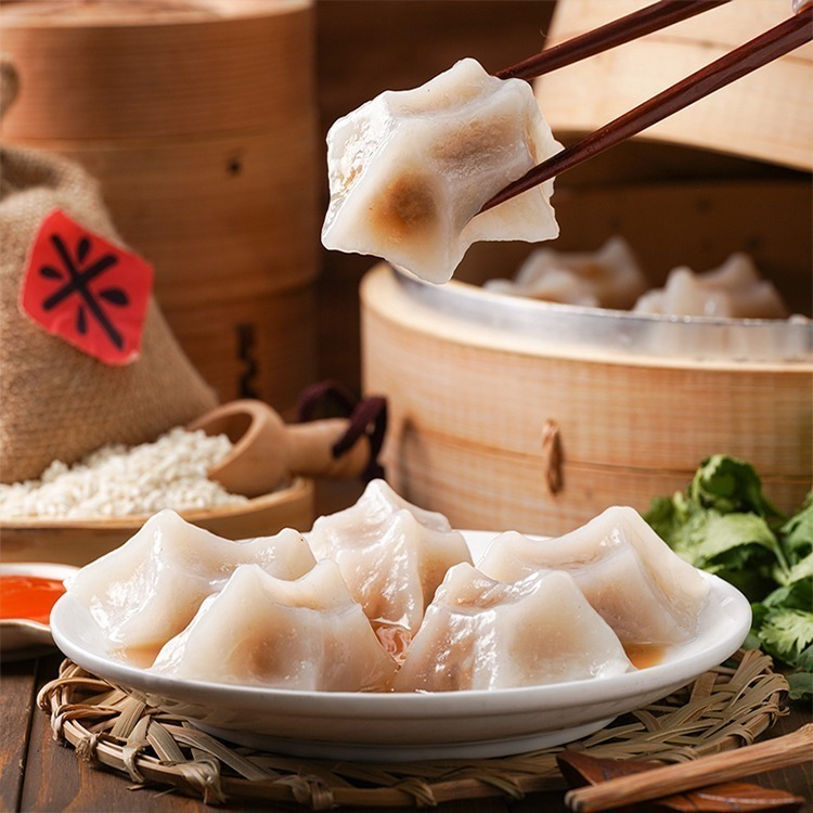 府城小吃-牙齒肉圓(10顆/固450g/淨530g/盒)#附醬蒸籠紙-2J3A【魚大俠】FF1068-細節圖2
