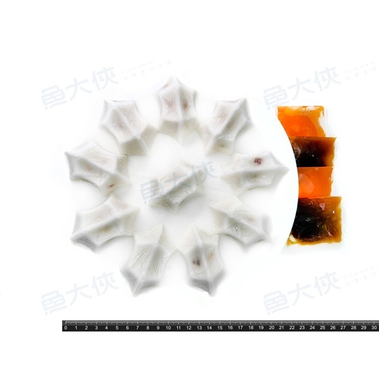 府城小吃-牙齒肉圓(10顆/固450g/淨530g/盒)#附醬蒸籠紙-2J3A【魚大俠】FF1068-細節圖4
