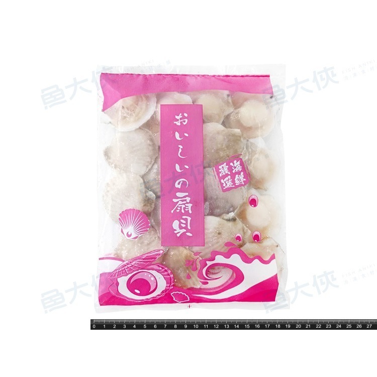 半殼扇貝(5-6cm規格/約16顆/500g/包) #5-6 #包裝易破損-1E3A【魚大俠】BC074-細節圖3