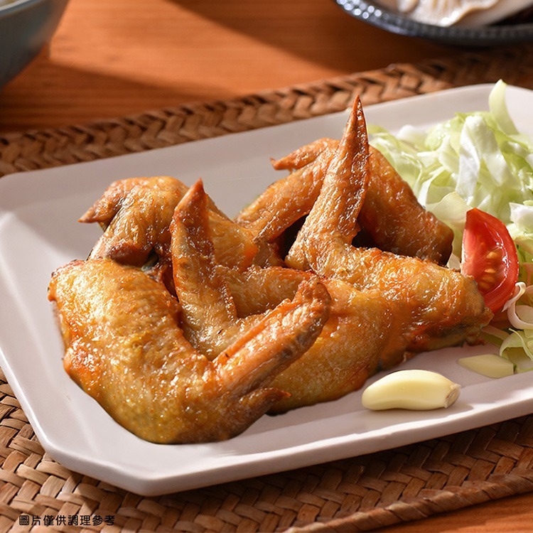 卜蜂-烤雞翅-蒜香(11~14支/400g/包)#藍_翅-2F4B【魚大俠】FF1078-細節圖2
