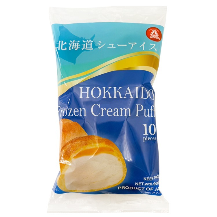 日本-北海道鮮奶油泡芙(10顆/195g/包)#蛋奶素#牛奶泡芙-2D7B【魚大俠】AR322-細節圖2