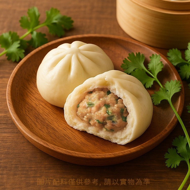 北斗鎮農會-香菜肉包子(5顆/500g/包)#阿在伯-1G7B【魚大俠】FF1093-細節圖2