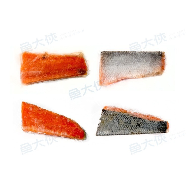 屁屁鮭魚/鮭魚尾段清肉(70g/包)#帶皮去鱗刺-2F4B【魚大俠】FH395-細節圖4