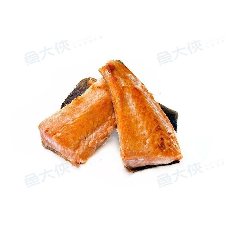 屁屁鮭魚/鮭魚尾段清肉(2片/150~200g/包)#帶皮去鱗刺-2F4B【魚大俠】FH395-細節圖3