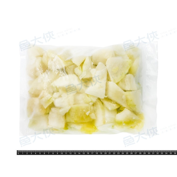 熟凍-冬瓜切塊(1kg/包)#七分熟-1I3A【魚大俠】AR325-細節圖2
