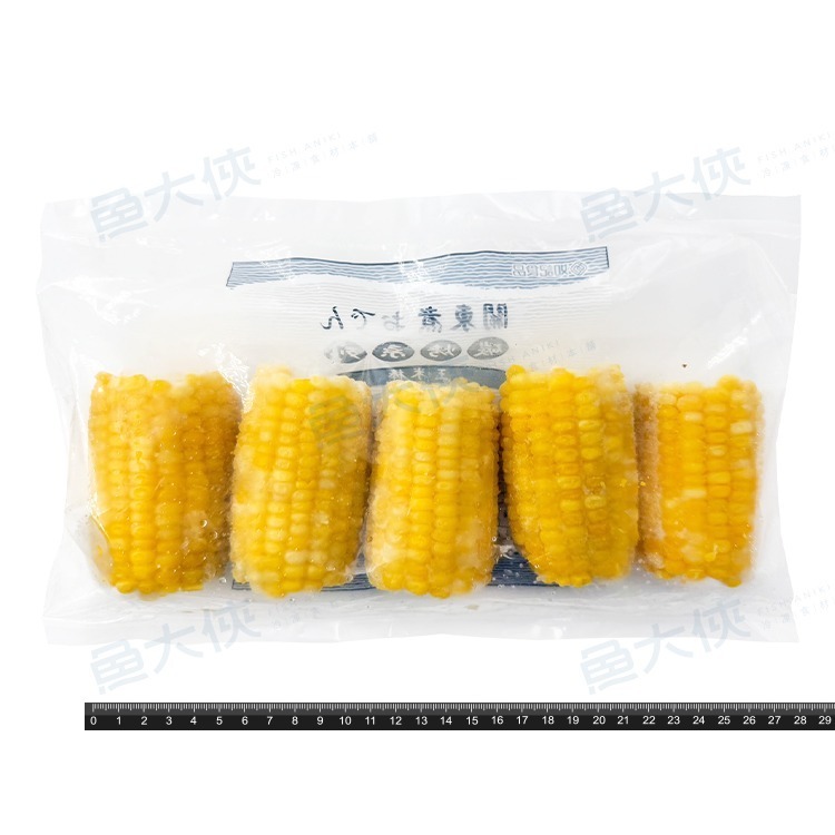 如記-碳烤玉米棒(6.5cm/5支/350g/包)#熟品-1D4B【魚大俠】FF484-細節圖4