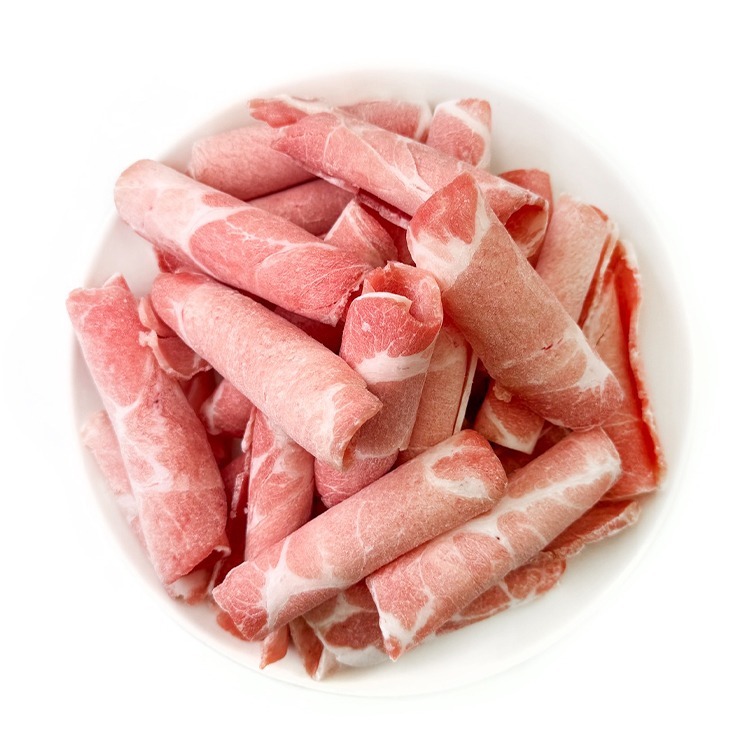 進口梅花豬肉捲片(500g/包)#原肉-2C6A【魚大俠】BF145-細節圖2