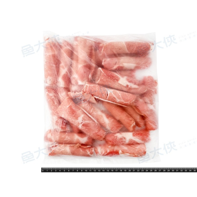 進口梅花豬肉捲片(500g/包)#原肉-2C6A【魚大俠】BF145-細節圖3