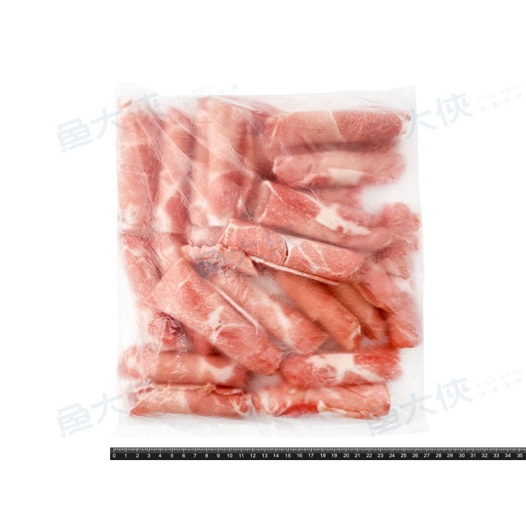 進口梅花豬肉捲片(500g/包)#原肉-2E5B【魚大俠】BF145-細節圖3