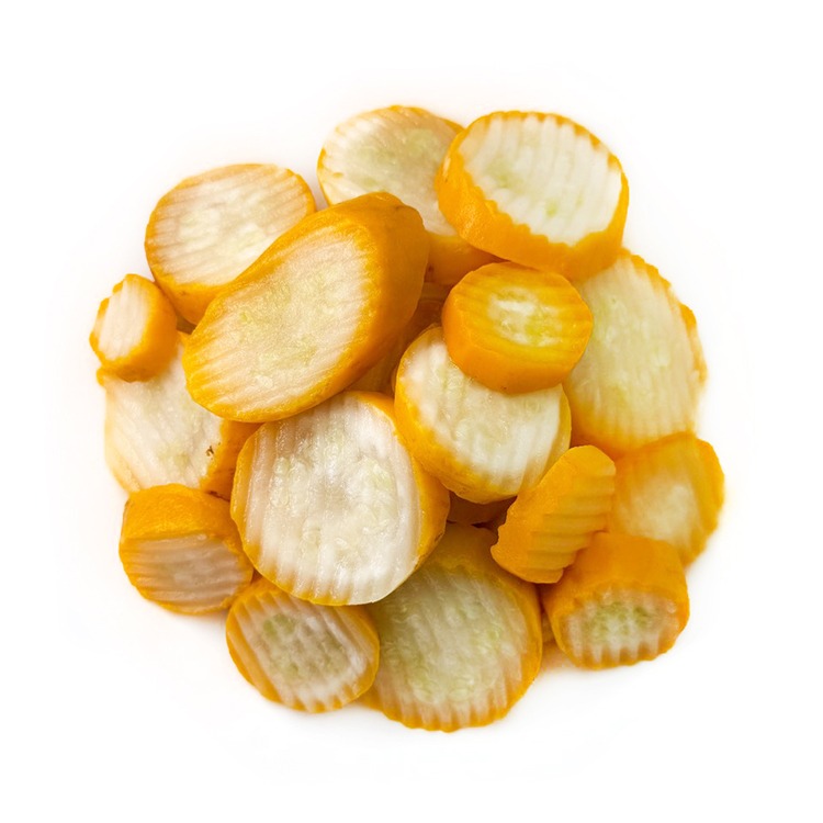 熟凍-黃黃黃櫛瓜片/節瓜波浪片(1kg/包)#七分熟-2J2A【魚大俠】AR336-細節圖2