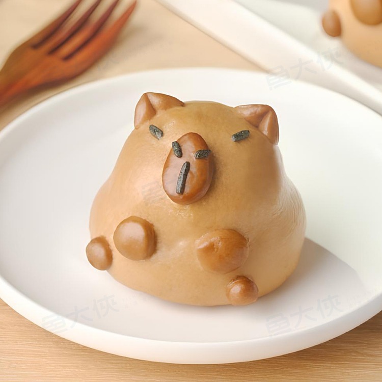 禎祥-芋泥水豚包子(10個/600g/包)#奶素-2A6B【魚大俠】AR335-細節圖2