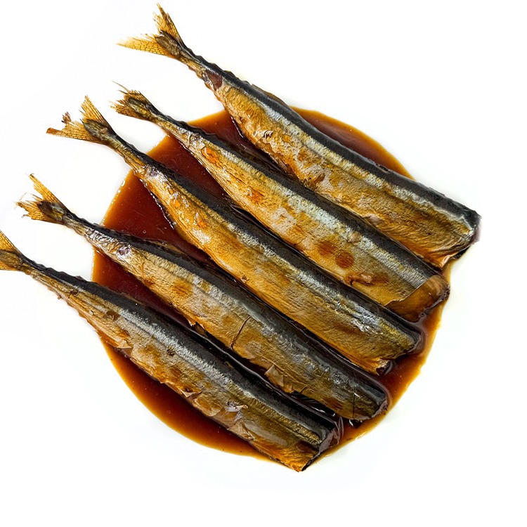 甘露煮秋刀魚(5尾/500g/包)-1D7A【魚大俠】FH402-細節圖2