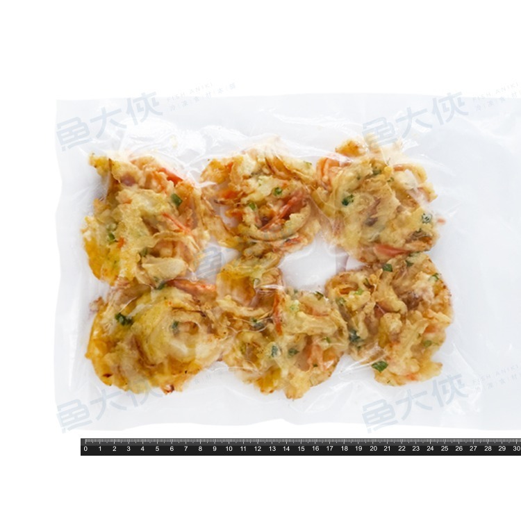 野菜蝦仁天婦羅(6個/240g/包)-1G1A【魚大俠】FF1121-細節圖3