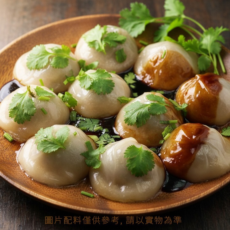 北斗鎮農會-香菜肉圓/彰化肉圓(附蒸籠紙/10粒/500g/包)#阿在伯-1H7B【魚大俠】FF1122-細節圖2