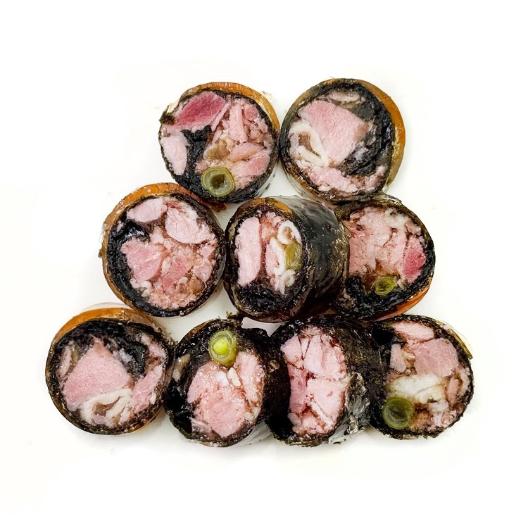 黑捲-海苔旗魚水晶凍捲(210g/條)#冷盤即食-2G4A【魚大俠】FF1128-細節圖2