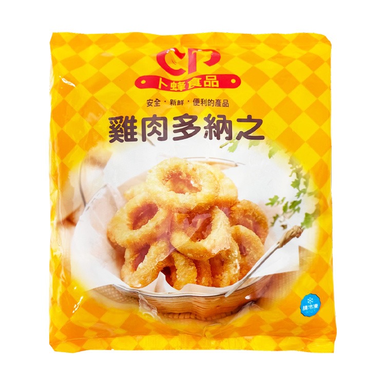 卜蜂-雞肉多納之/洋蔥圈雞塊(1kg/包)#重組肉-2F7A【魚大俠】FF1134-細節圖2