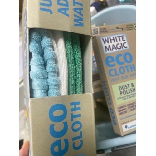 澳洲商品｜White Magic 抹布超值3入組(加大尺寸40*40)｜玻璃專用｜靜電除塵｜吸水力強｜家事萬用布-細節圖2