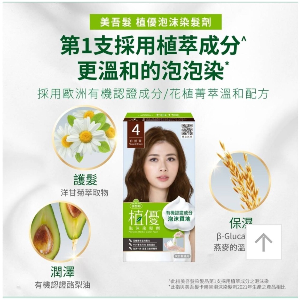 【植優】泡沫染髮劑(50g+50g) (植萃泡泡染/遮蓋白髮/永久性染髮)-細節圖4
