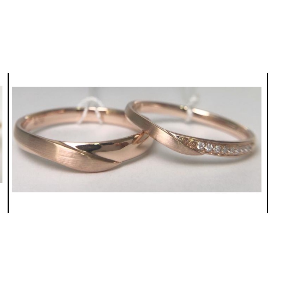 18k金情侶鑽石戒指及結婚對戒客製-細節圖2