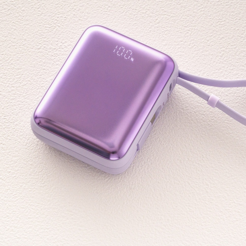 solide 索力得  10000mAh  Bubble Gum 泡泡糖迷你雙充頭便攜行動電源/Type-C 線-規格圖8