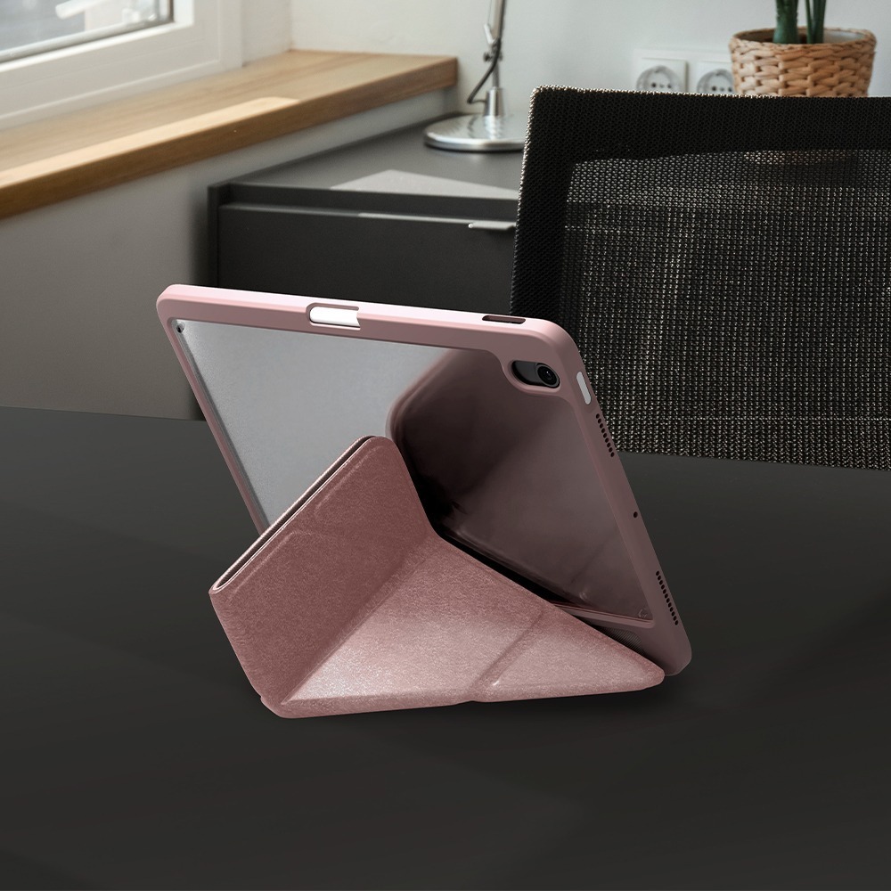 UNIQ iPad Air 11/13吋 2024 M4 Moven 磁吸筆槽透明保護套 多功能平板套/多色-細節圖2