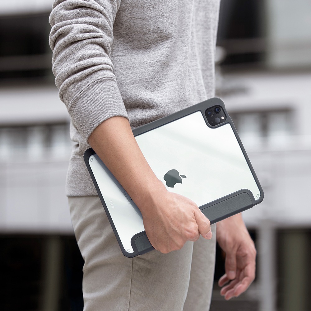 UNIQ iPad Air 11/13吋 2024 M4 Moven 磁吸筆槽透明保護套 多功能平板套/多色-細節圖3