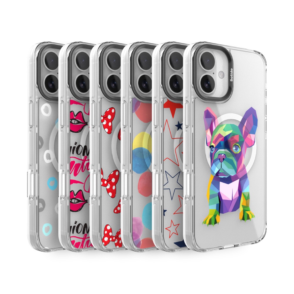 solide 索力得 iPhone 16 系列 天使水晶 & 天使衣裳 防摔磁吸手機殼-細節圖3