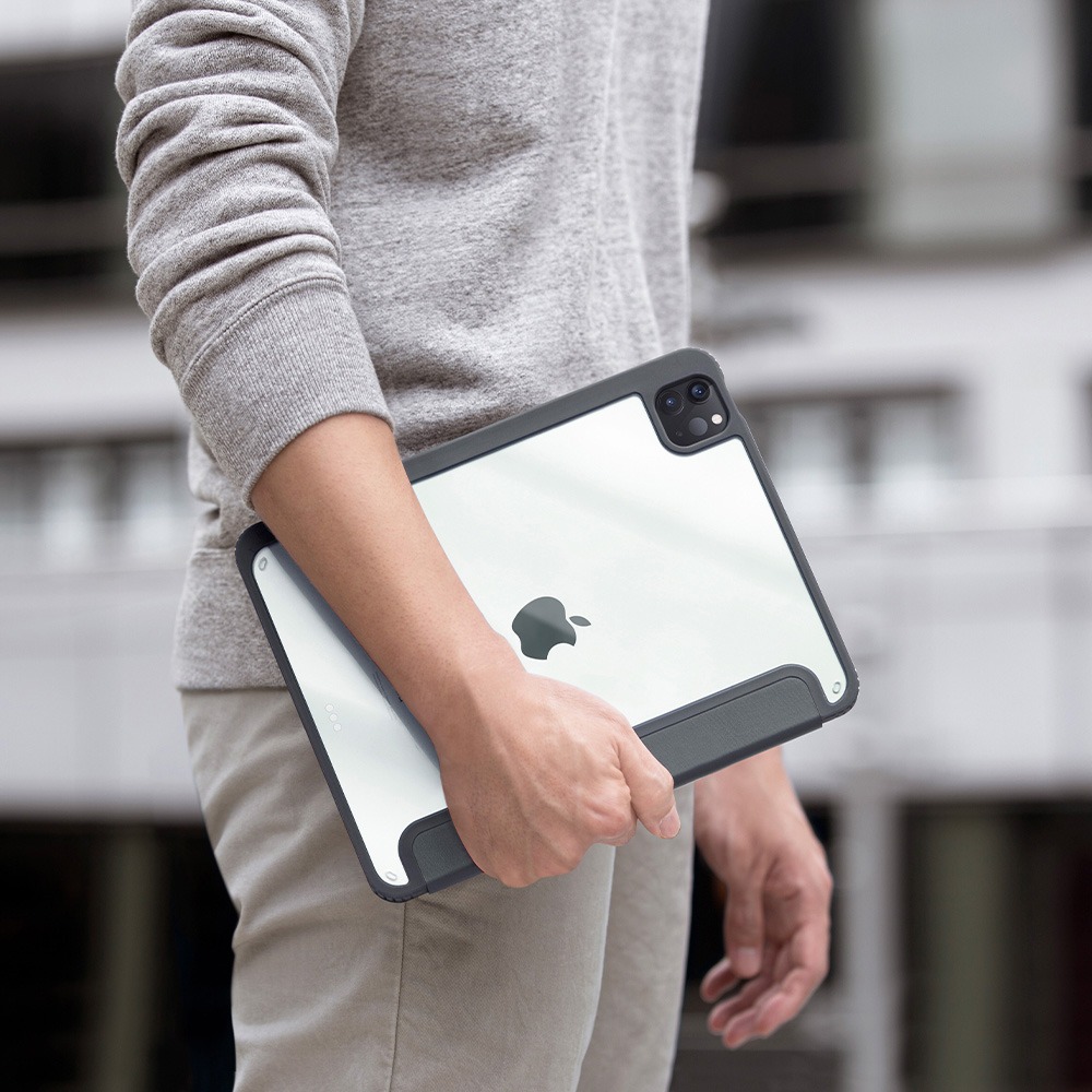 UNIQ iPad Pro 11/13吋  2024 M4 Moven磁吸筆槽透明保護套 多功能平板套-細節圖5