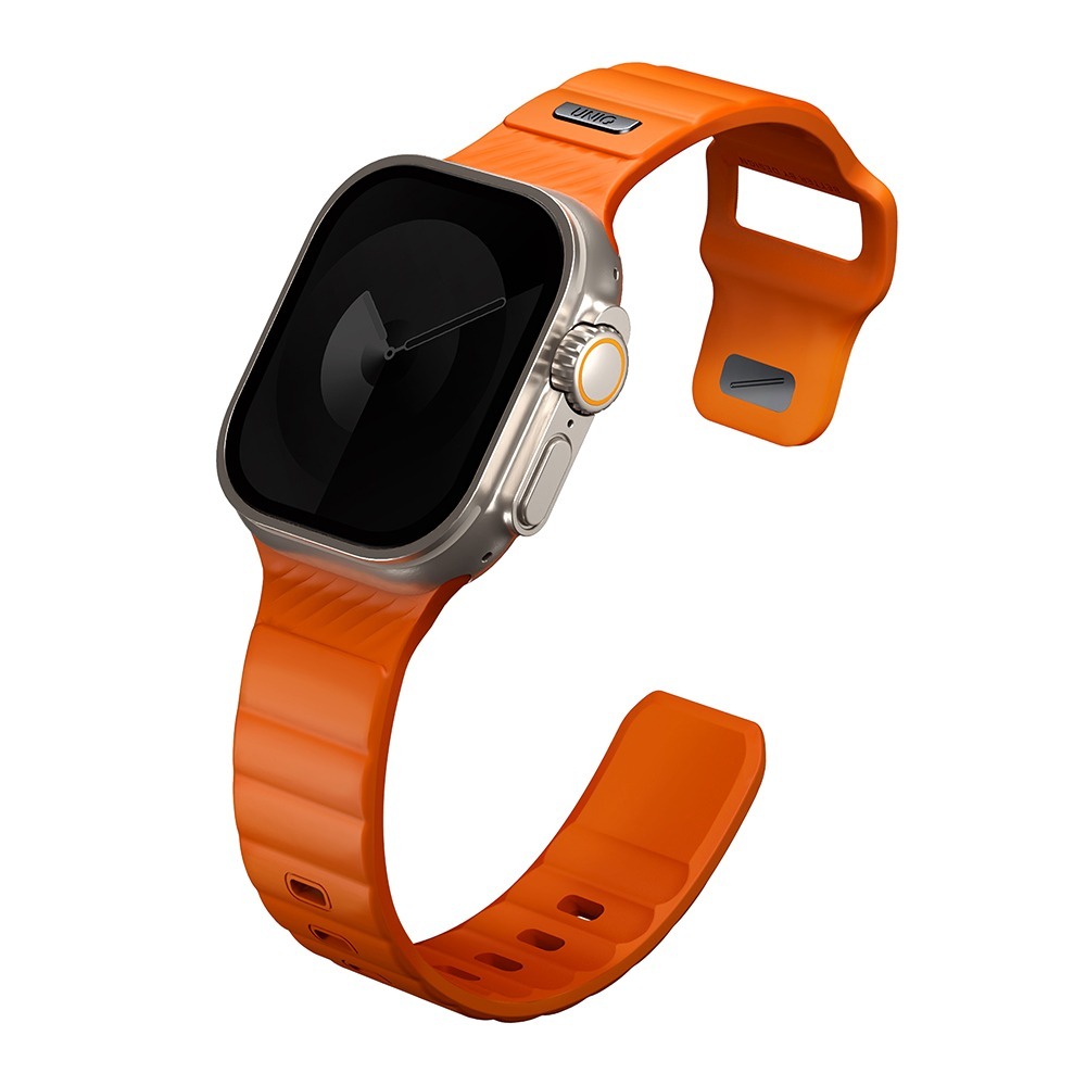 UNIQ Apple Watch Stride 防水FKM氟橡膠不鏽鋼錶帶/多色選-細節圖11