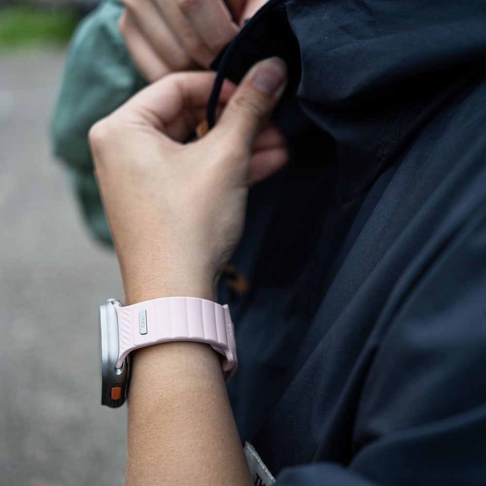 UNIQ Apple Watch Stride 防水FKM氟橡膠不鏽鋼錶帶/多色選-細節圖4