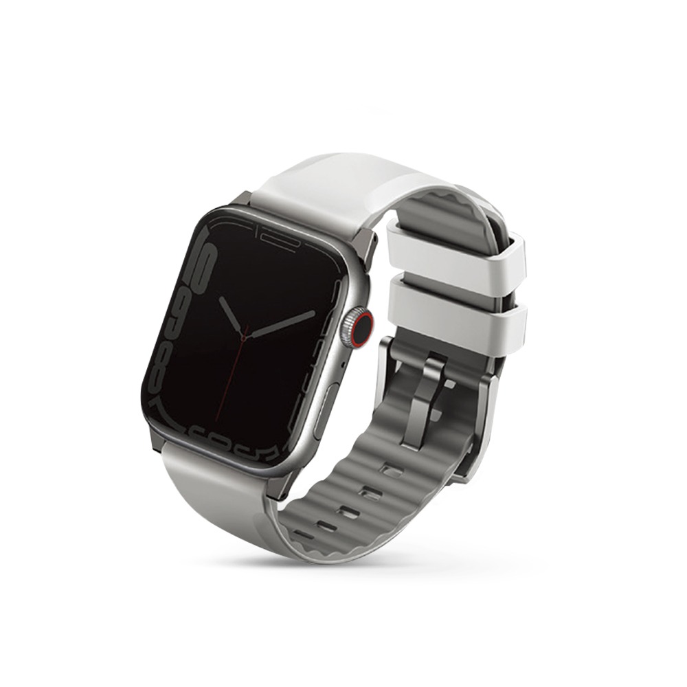 UNIQ Apple Watch 38/40/41/42(1代)m Linus 防水矽膠雙色錶帶/2色選-細節圖5
