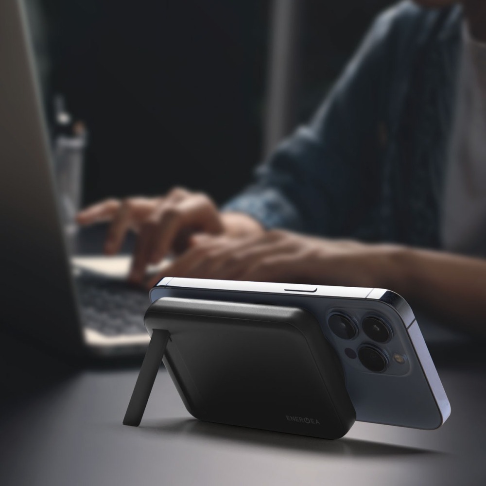 ENERGEA 10000mAh MagPac Mini磁吸無線快充帶支架行動電源 MagSafe-細節圖10