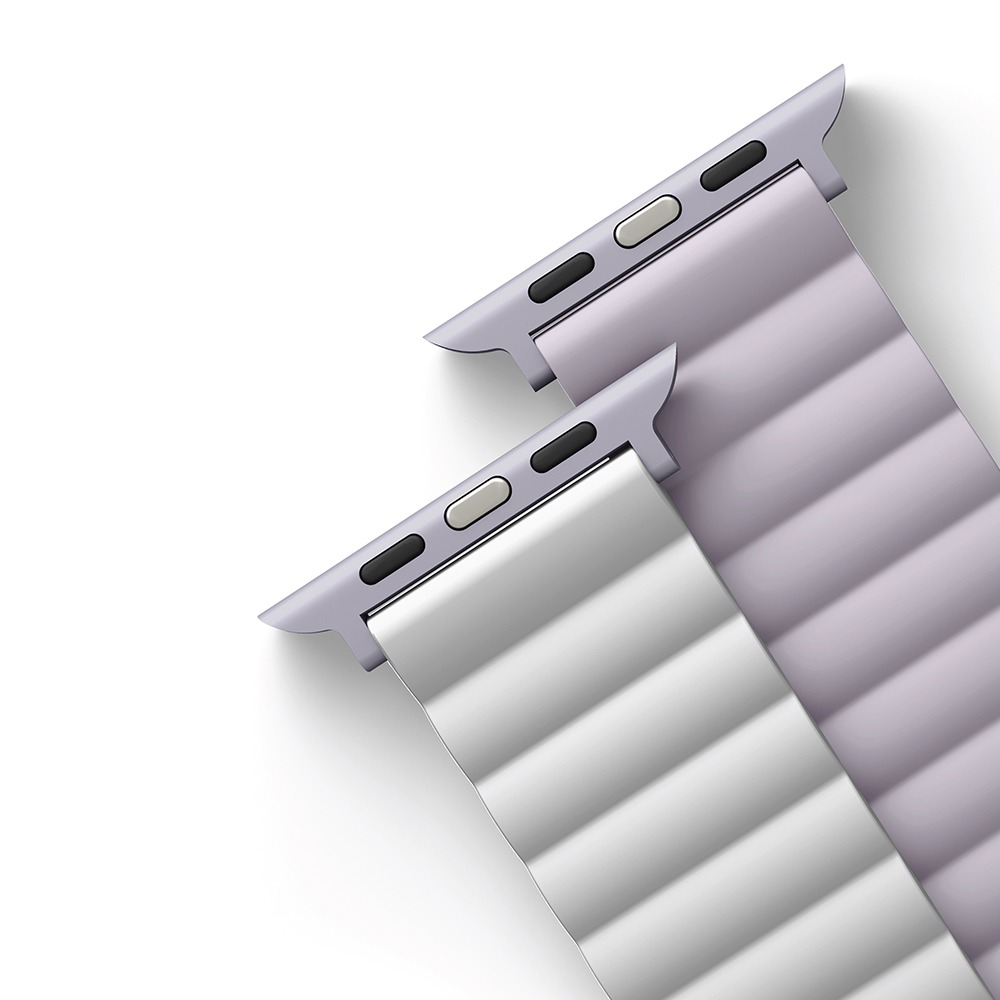 UNIQ Apple Watch 38/40/41/42/44/45/46mm Revix雙色防水矽膠磁吸錶帶/多色選-細節圖6