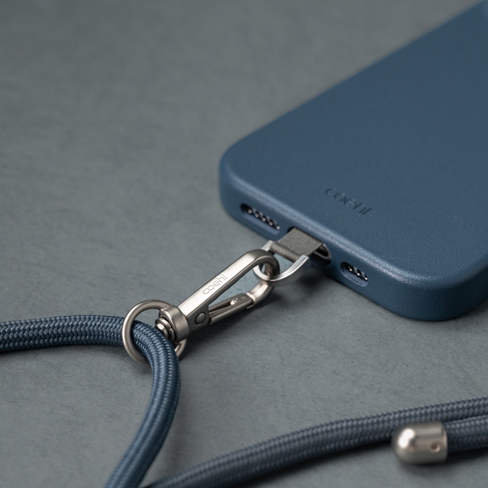 UNIQ iPhone 15 Pro / Pro Max Creme 質感可磁吸棉繩掛繩兩用手機殼/多色-細節圖9